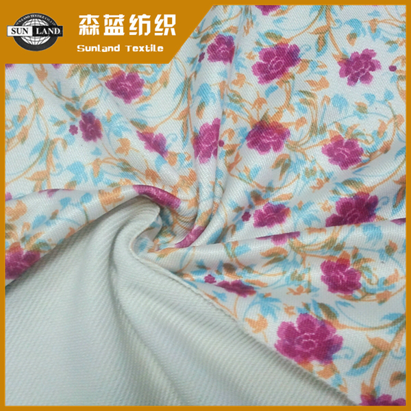 印花滌氨魚鱗布 Print poly spandex terry